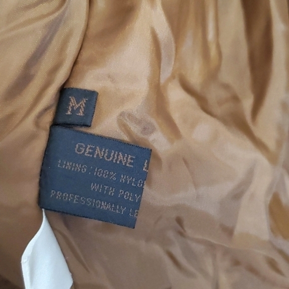 Vintage 80s Winlit Genuine Suede Leather Patchwork Coat - Picture 9 of 9
